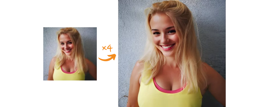 superid x4 example, upscale