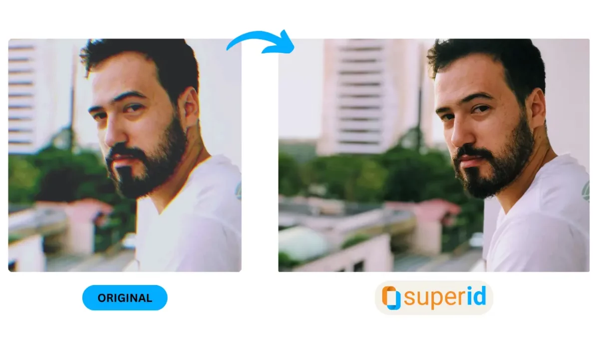 Il miglior potenziatore di dettagli delle immagini AI - Immagine in evidenza di un uomo su un balcone