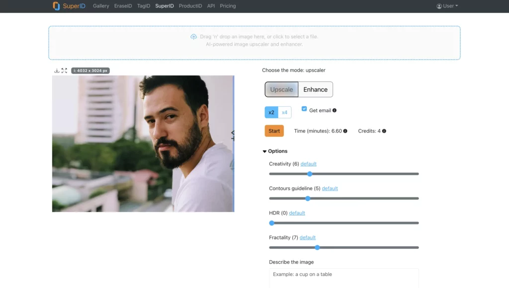 SuperID - Miglior upscaling dei dettagli delle immagini AI