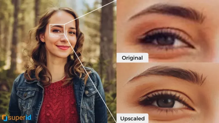 AI Face Upscaler - Image vedette d'une fille dans la forêt
