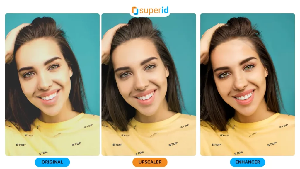 Sito web per migliorare le foto - Funzionalità Upscaler e Enhancer di SuperID