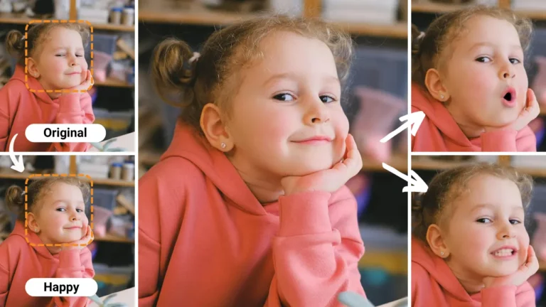 ajouter un sourire à la photo d'une petite fille image en vedette