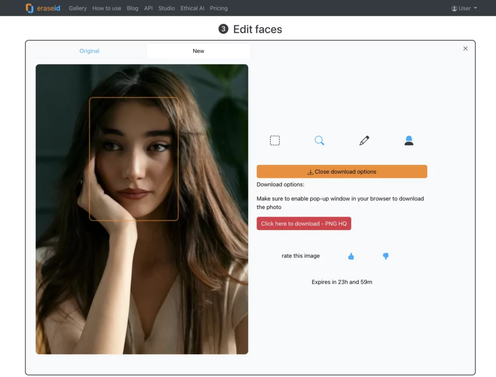 capture d'écran du téléchargement de EraseID