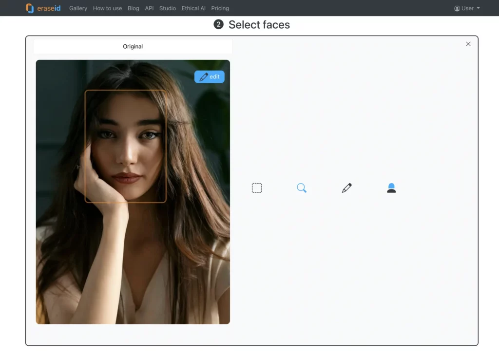capture d'écran EraseID galerie
