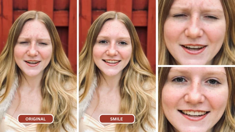 Réparez mon application de sourire en utilisant la fonction de changement d'expression par EraseID