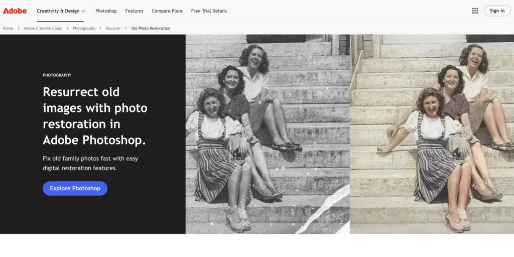 Adobe Photoshop - Resurrect old images with photo restoration in Adobe Photoshop