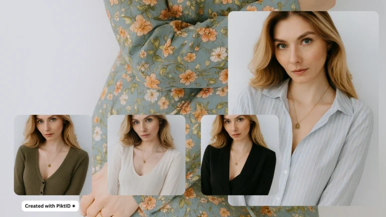 Modelo de lookbook de IA destacado con detalles realistas, estilo de moda moderno y presentación de atuendos digitales para campañas de moda virtuales.